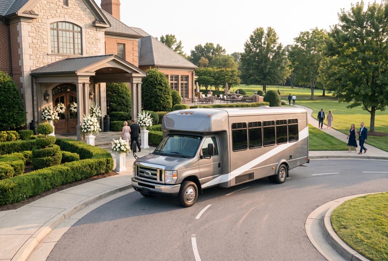 Wedding Shuttle Bus Services in Lowell, MA